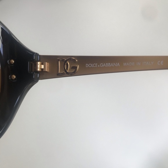 D & G Gold Retro Sunglasses with case - Picture 8 of 8
